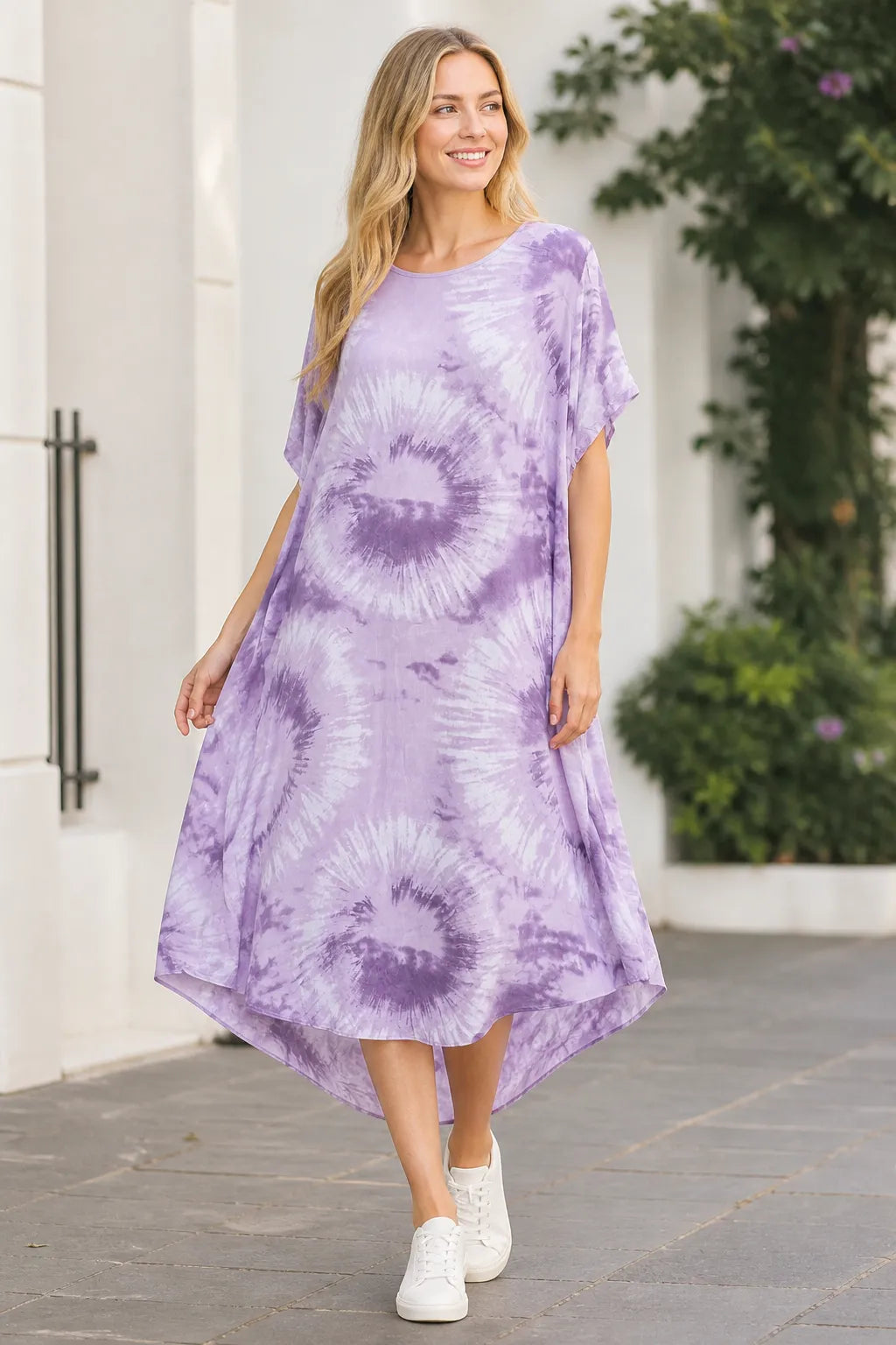 Italian Tie Dye Midi Dress Lagenlook Summer Dress UK | MissBold Miss Bold Italian Tie Dye Midi Dress Lagenlook Summer Dress UK | MissBold Miss Bold