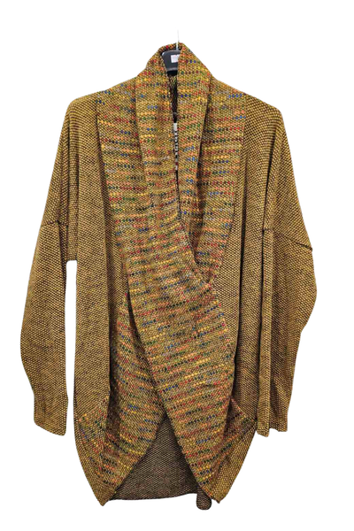 Italian Multicoloured Wrap Over Knitted Top for Ladies