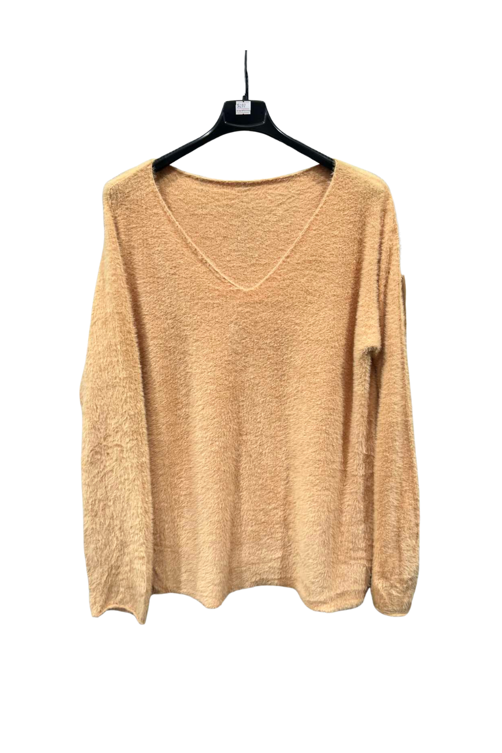 Italian Soft Fluffy V Neck Jumper – One Size Fits UK 8–14 | Missbold Wholesale