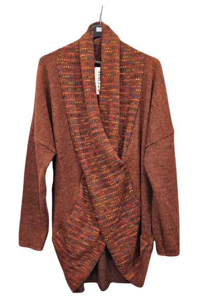 Italian Multicoloured Wrap Over Knitted Top for Ladies