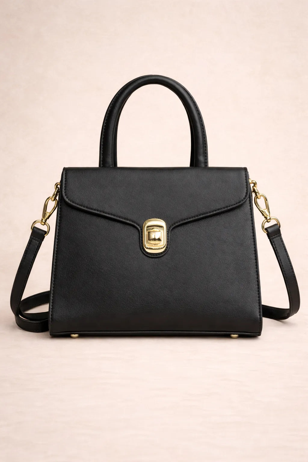 Designer-Inspired Structured Top Handle Handbag | Women’s Bag UK – Miss ...