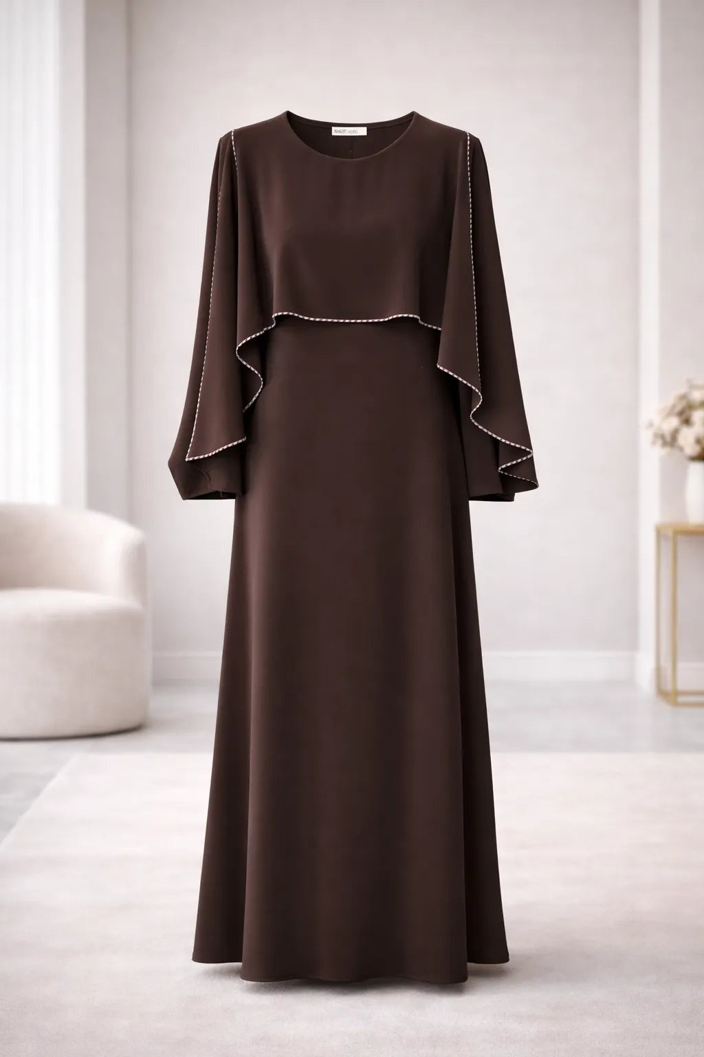 cape modest maxi dress product info and reviews Green Cape Modest Maxi Dress for Formal, Graduation, Eid 2025 for women | United States, US Delivery | Canada | Germany | Dubai | Australia