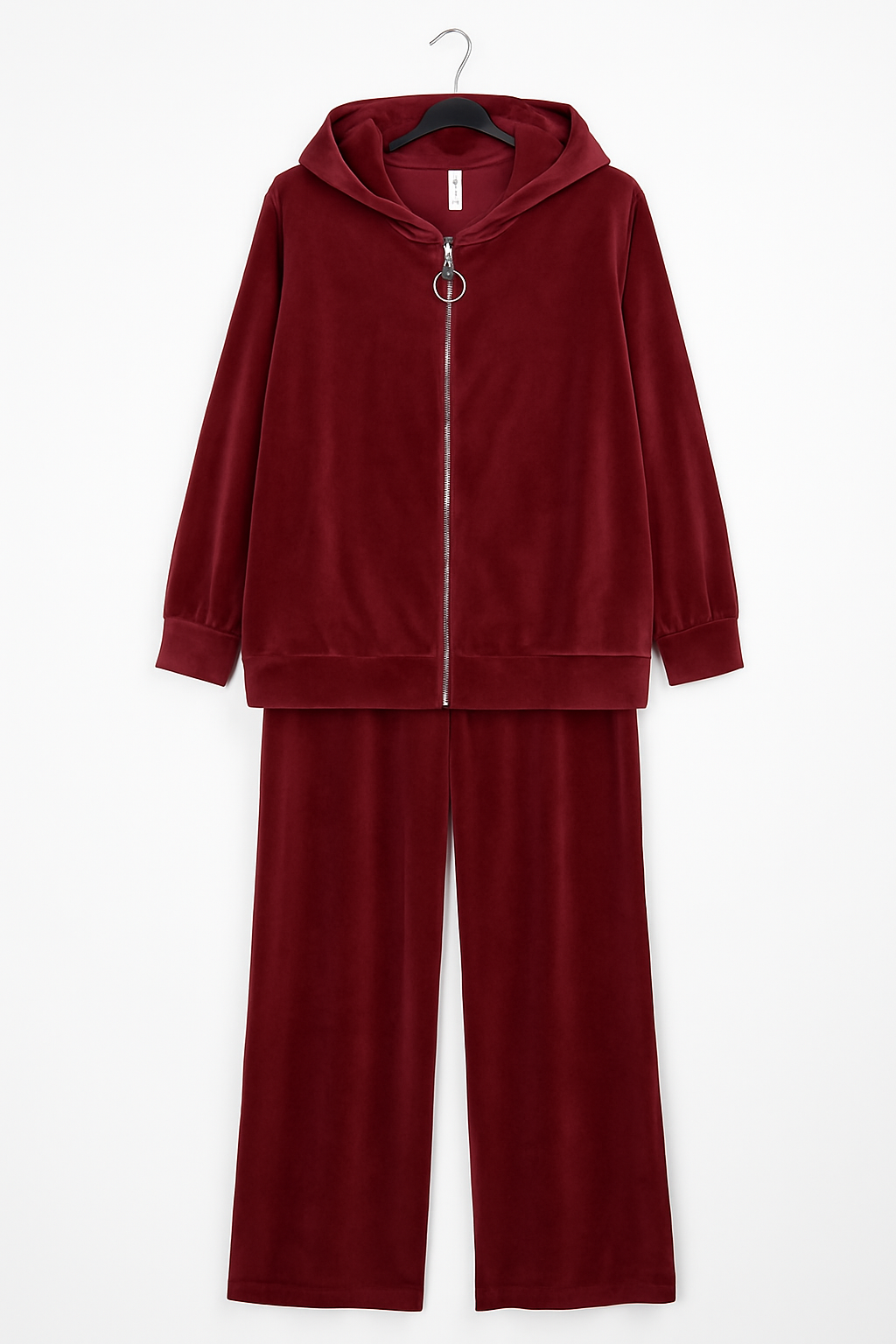 Italian Velour Hooded Loungewear Co Ord Set