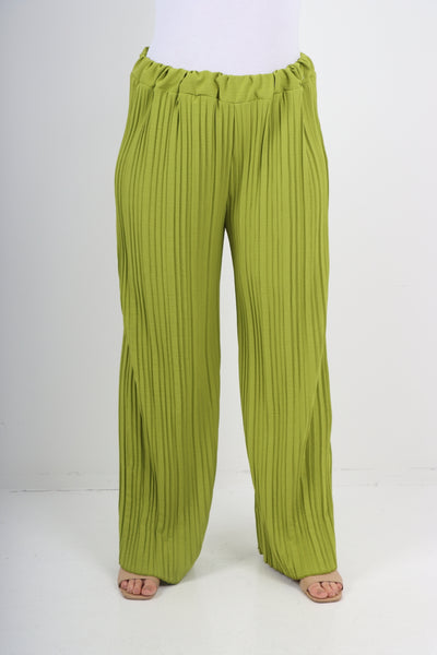 Italian Pleated Elasticated Waist Trousers