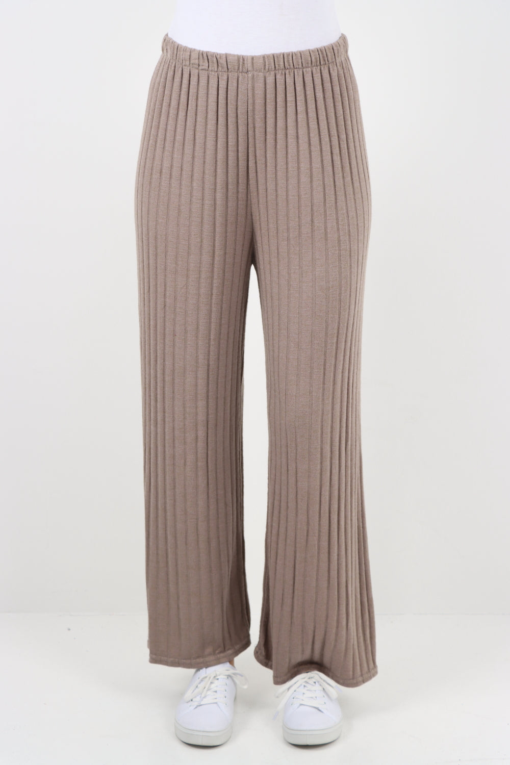 Italian Plain Pleated Soft Knit Trouser