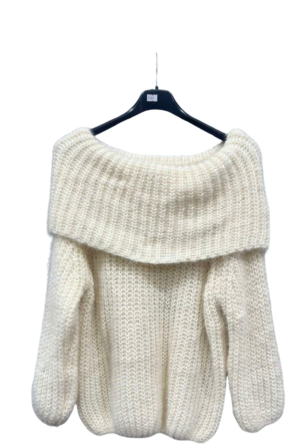 Italian Bardot Long Sleeve Jumper bge