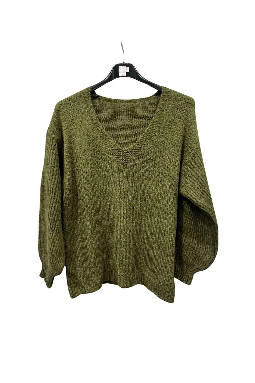 Italian Soft Knit V Neck Jumper – One Size Fits UK 8–14 KKI