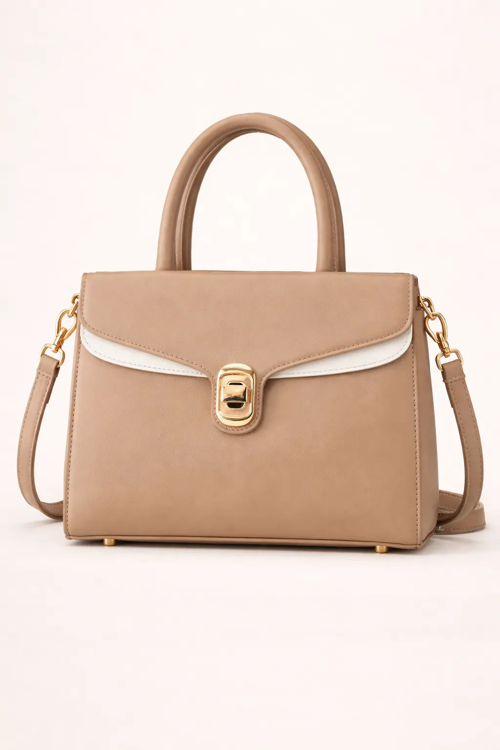 Designer-Inspired Structured Top Handle Handbag | Women’s Bag UK – Miss ...