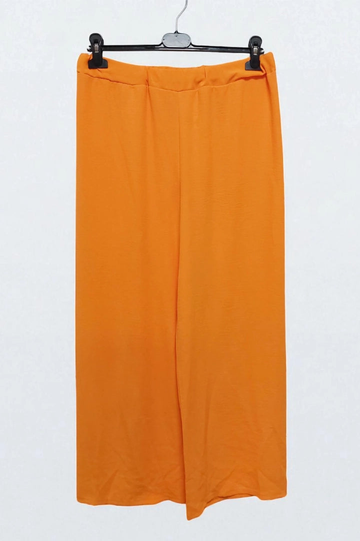 Plain Basic Palazzo Women's Trousers