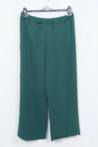 Plain Basic Palazzo Women's Trousers