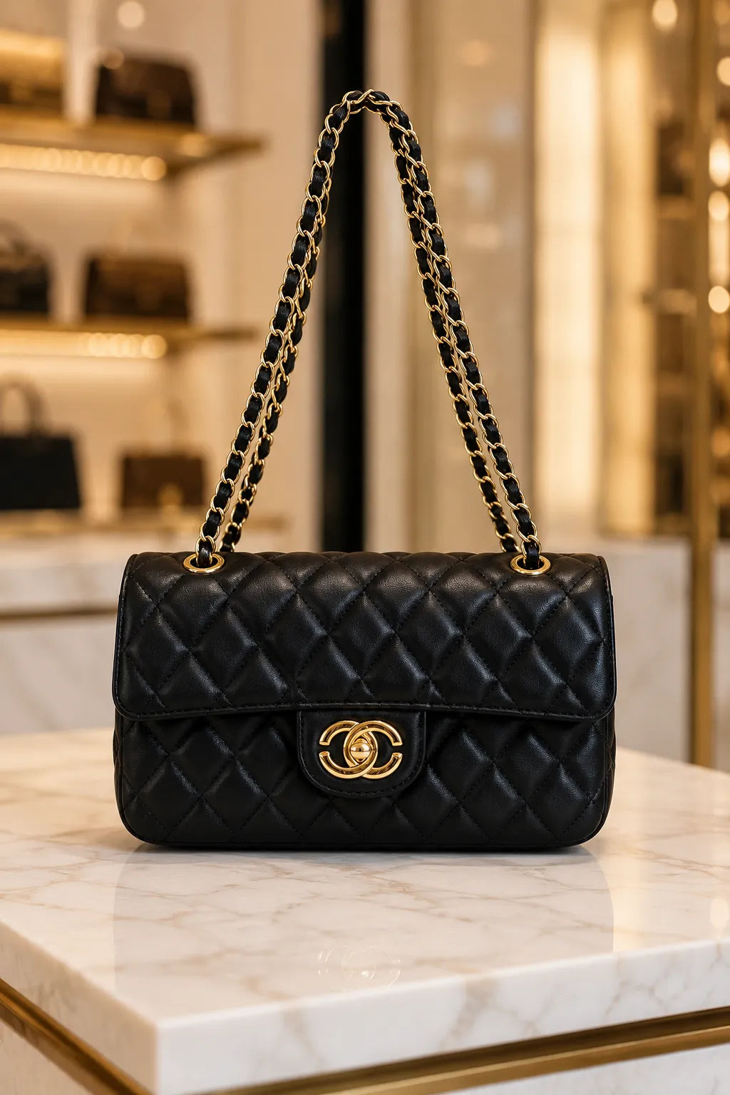 Quilted Chain Strap Shoulder Bag for Women UK | Elegant Crossbody