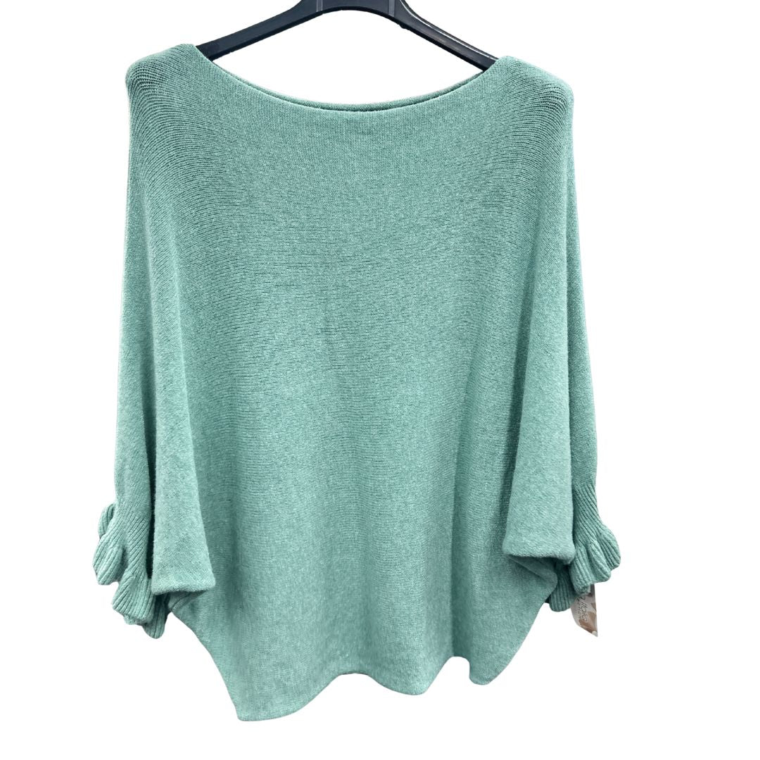 Italian Soft Knit 3/4 Frill Sleeve Jumper Top