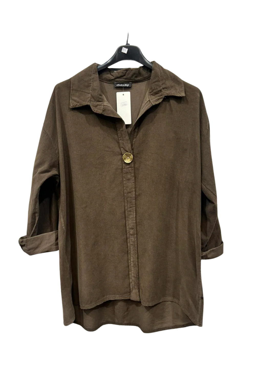 italian-button-detail-corduroy-collared-top blk brwn