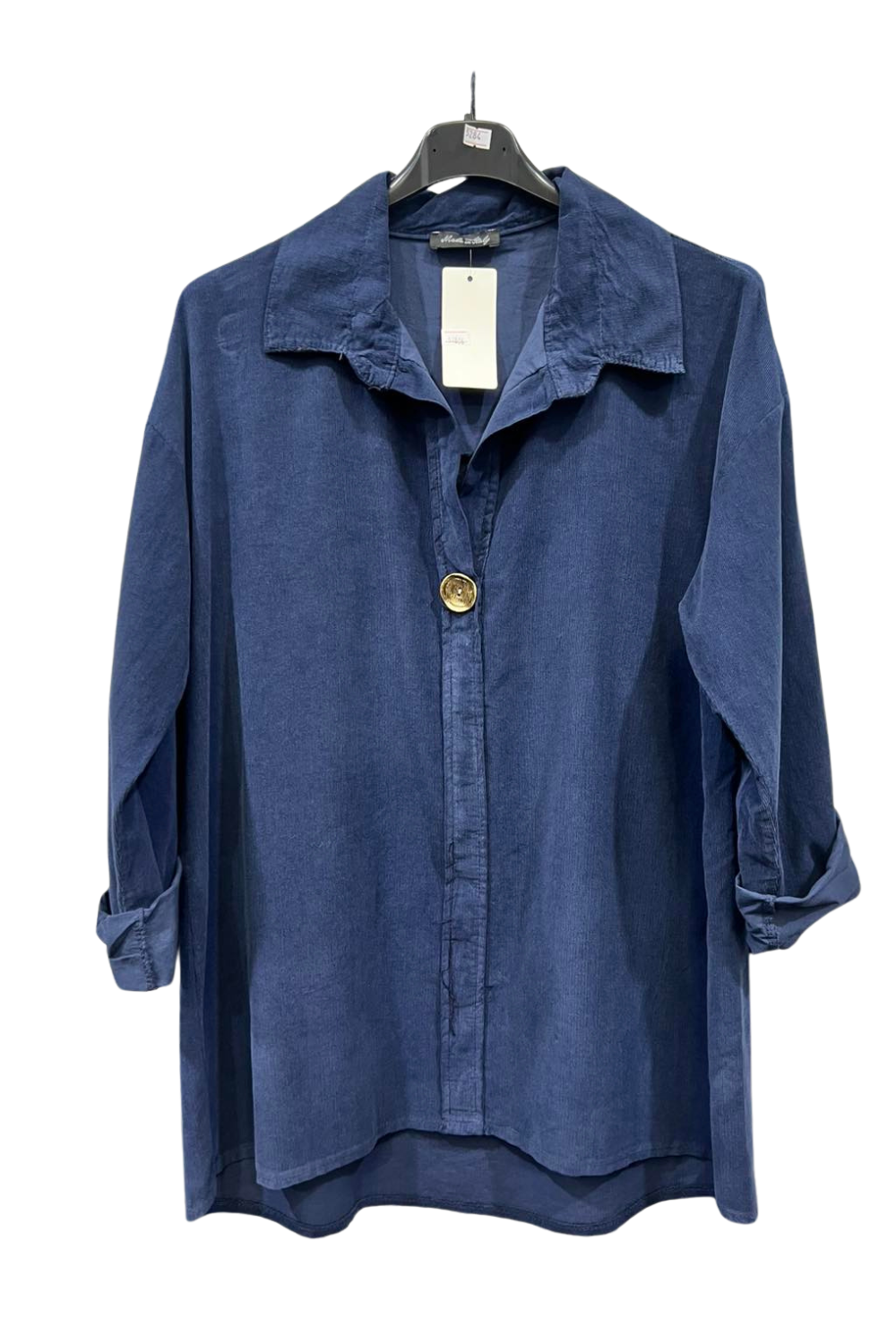 italian-button-detail-corduroy-collared-top navy