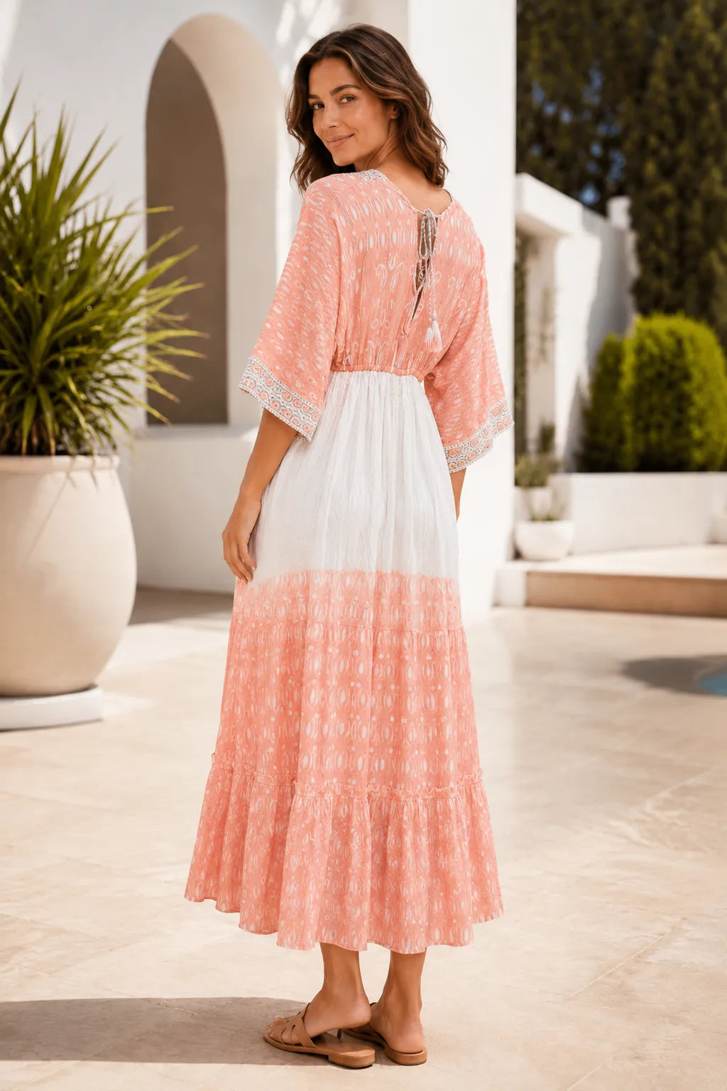 maxi dresses wholesale Women Criss Cross Neck High Low Maxi Dress for Boutique 1 pc Random