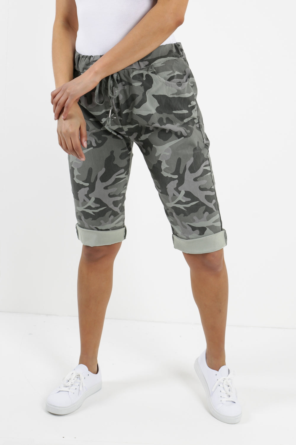 Italian Camouflage Magic Chino Shorts