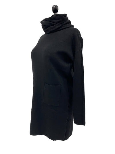 Italian 2 Pocket Jumper Top With Detachable Snood | Miss Bold