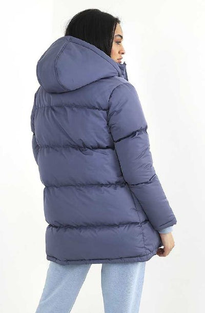 Oversized Hooded Padded Puffer Jacket | Miss Bold