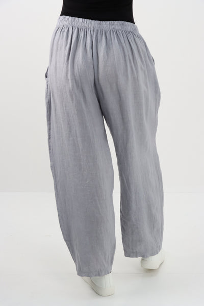 Italian Plain Linen Trousers
