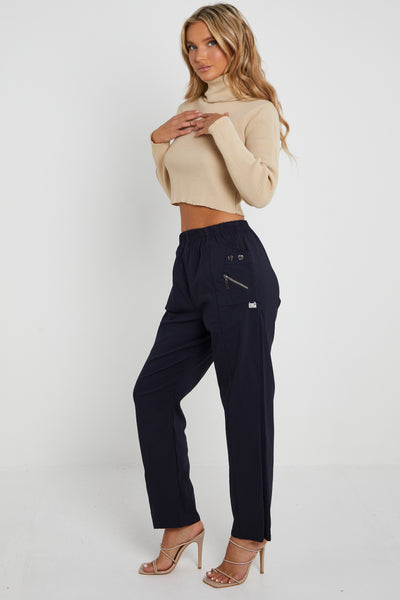 Magic Stretch Trousers With Fleece Inside